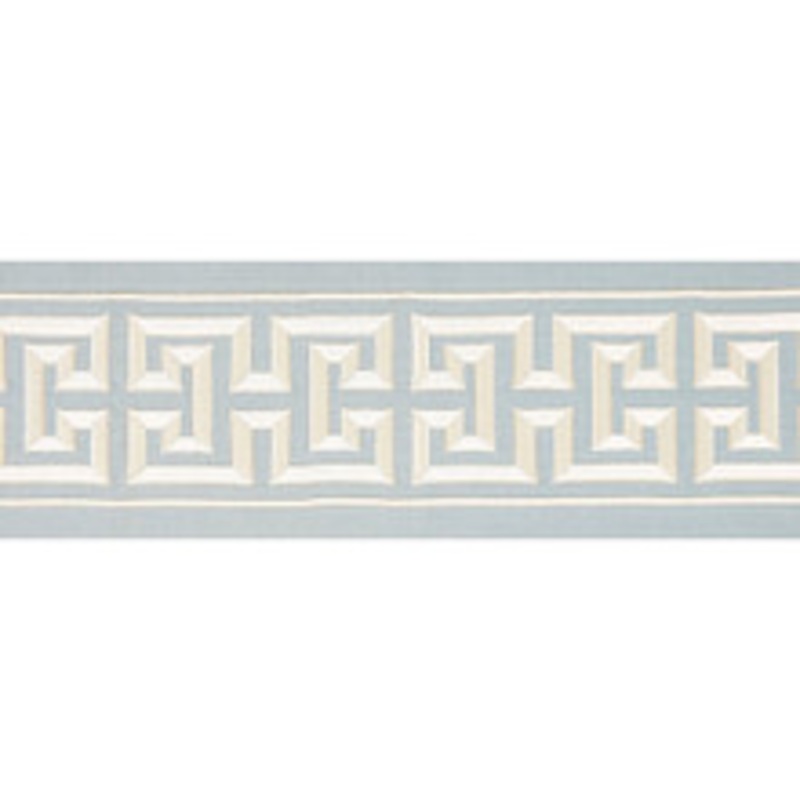 Scalamandre
 Trim Imperial Embroidered Tape/Sky Sc 0003T3280