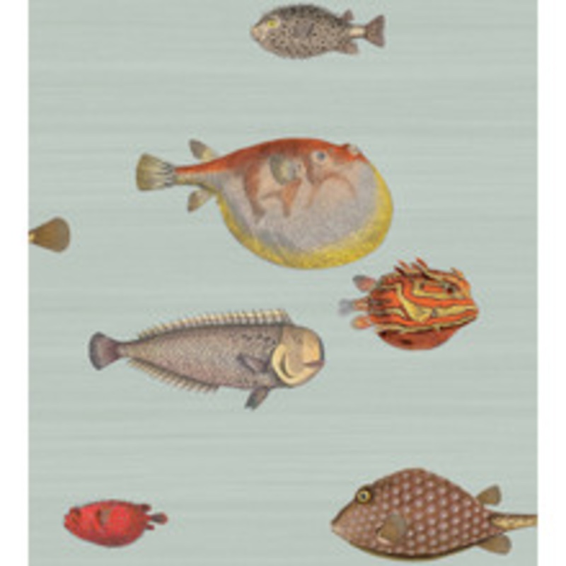 Cole & Son Wallcovering Acquario Pal Bl & Mlt