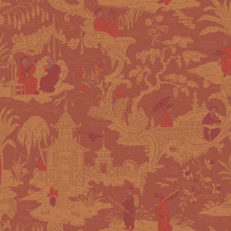 Cole & Son Wallcovering Chinese Toile Red