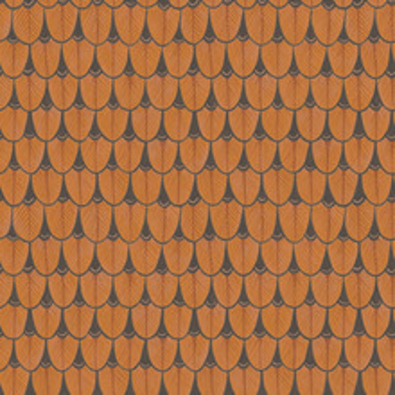 Cole & Son Wallcovering Narina Burnt Orange