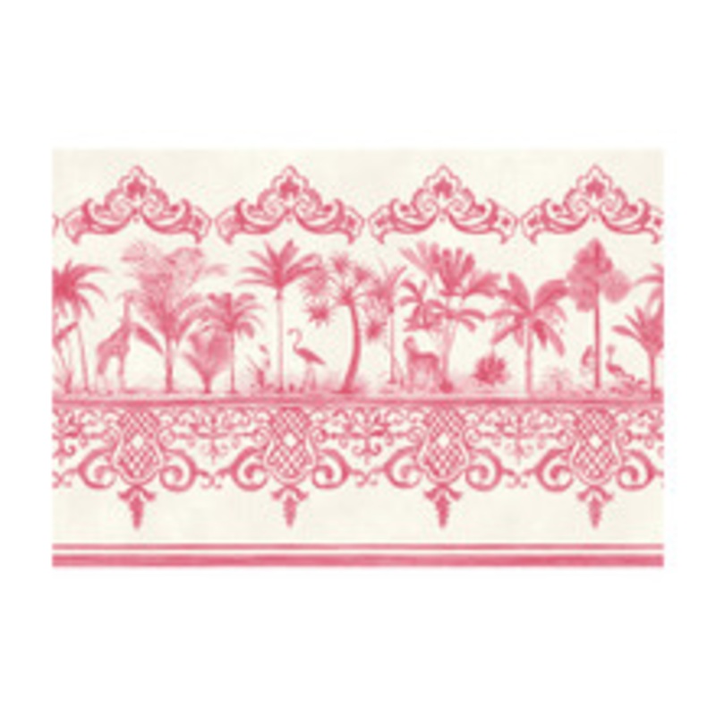 Cole & Son Wallcovering Rou Border Rose Pink