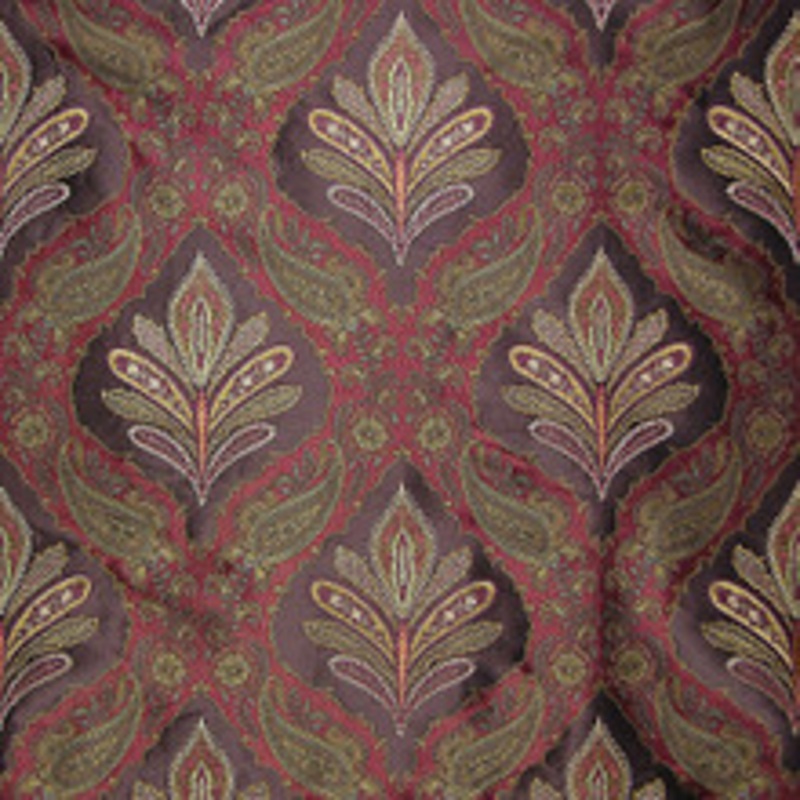 Old World Weavers Fabric Darani/Crimson Ganache Sq 00011480