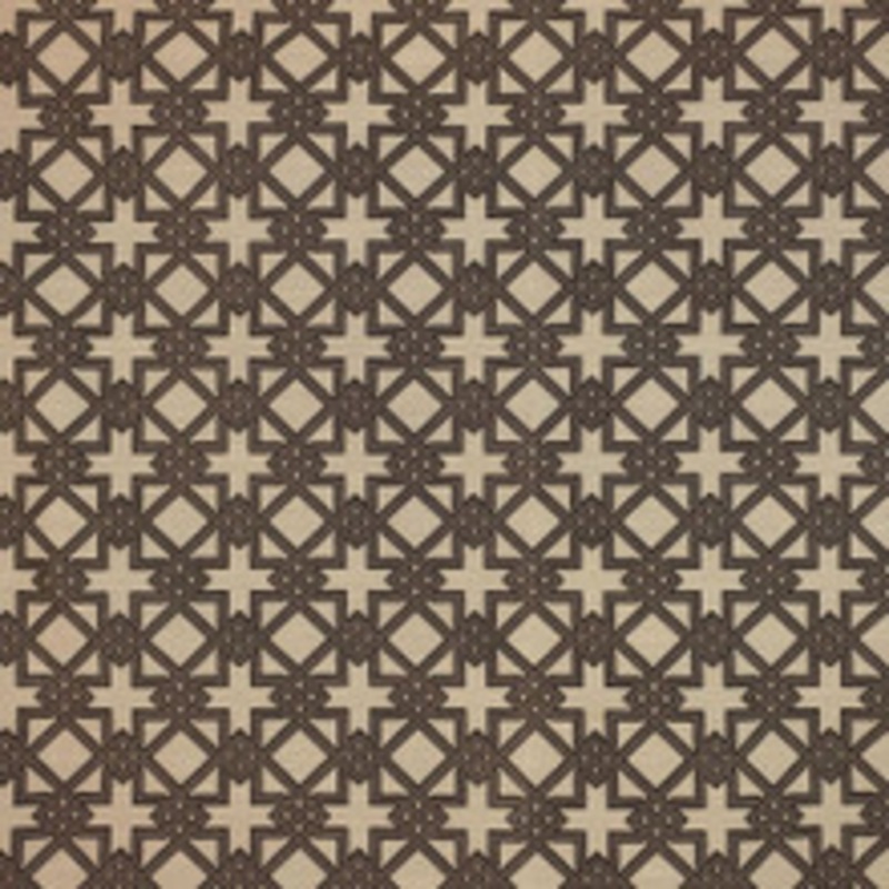 RM CoCo Fabric Imperial Fret Pecan