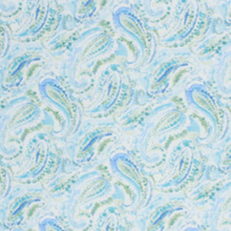 RM CoCo Fabric Pippa Paisley Iceberg