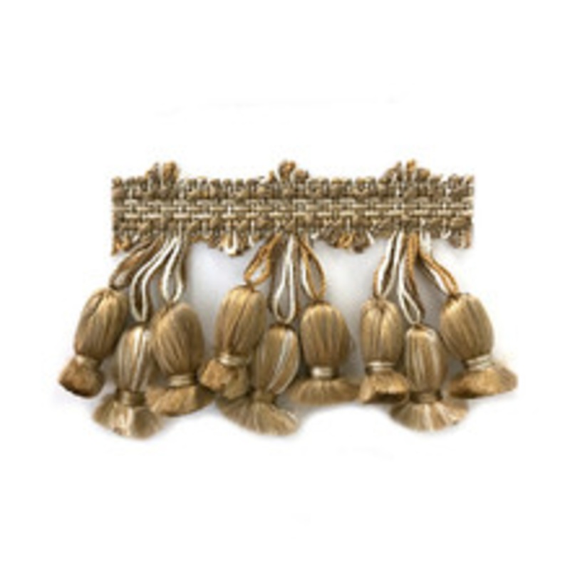 Scalamandre
 Trim Newport Tassel Fringe – Silk/White, Fawn, Taupe Sc 0001Ft1103