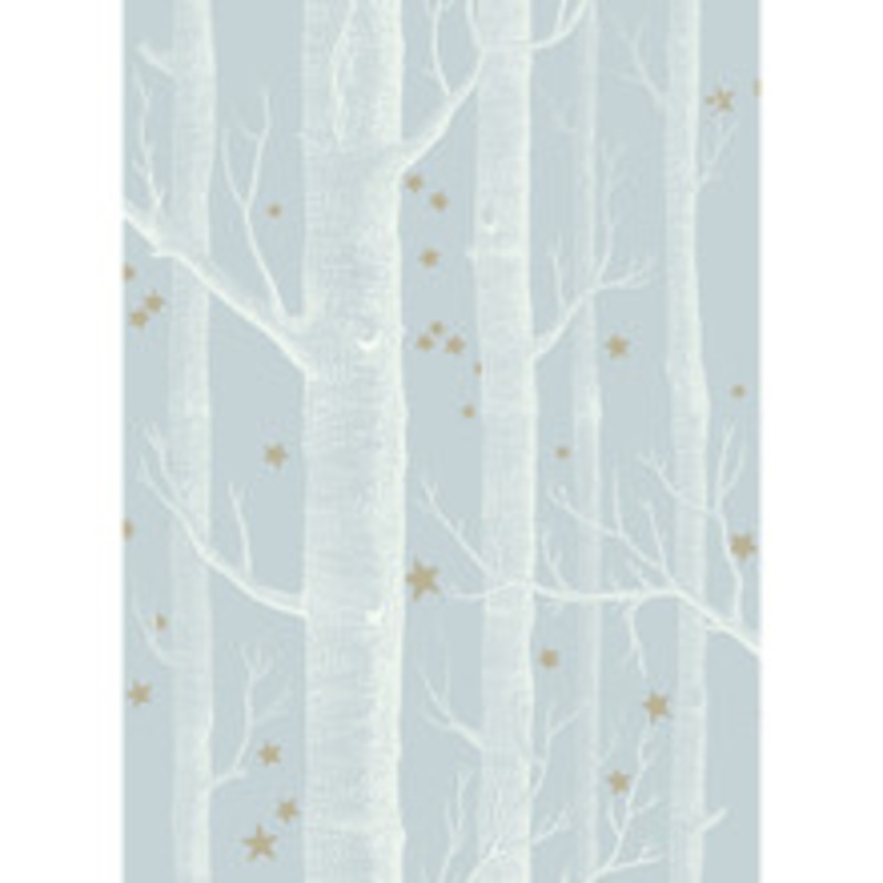 Cole & Son Wallcovering Woods & Stars Powder Blue