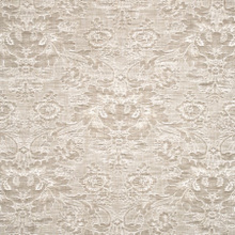 G P & J Baker Fabric Hartbury Damask Ivory