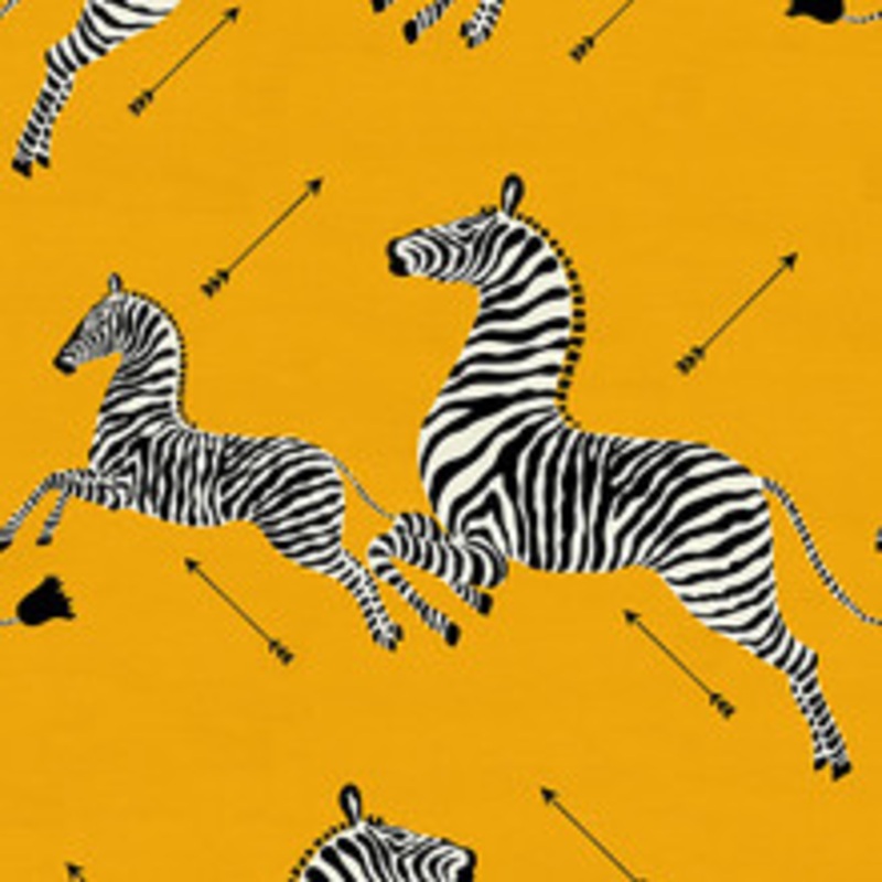 Scalamandre
 Fabric Zebras – Outdoor/Yellow Sc 000236378