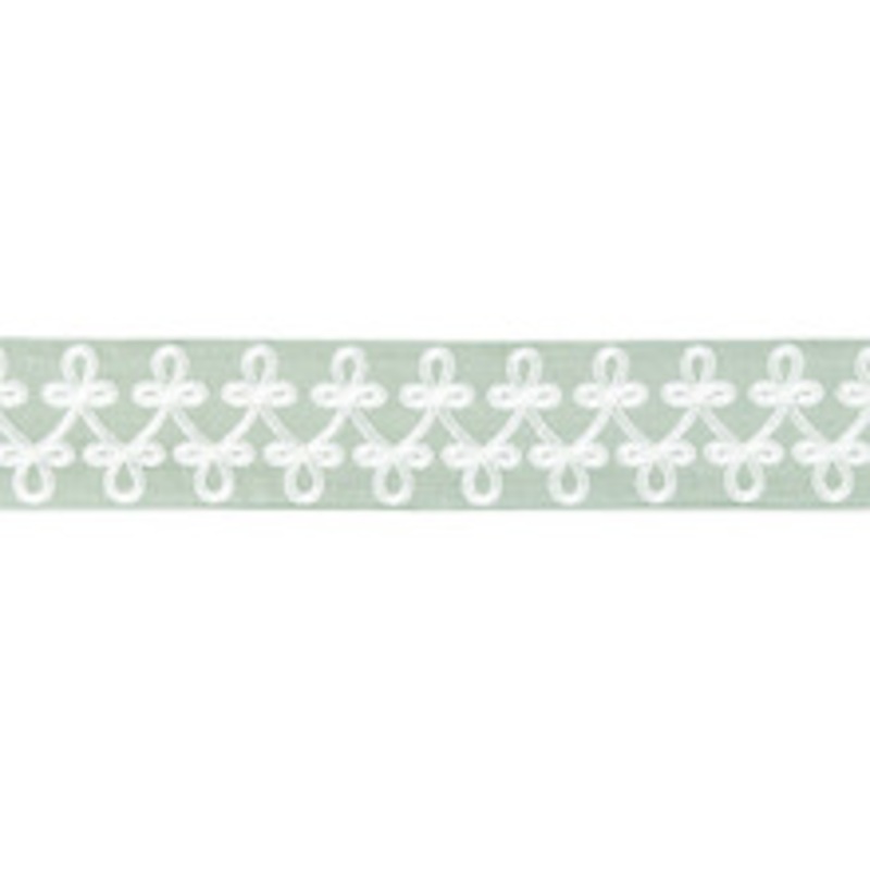 Scalamandre
 Trim Empress Embroidered Tape/Mineral Sc 0002T3321