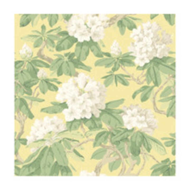 Cole & Son Wallcovering Bourlie Pale Lemon