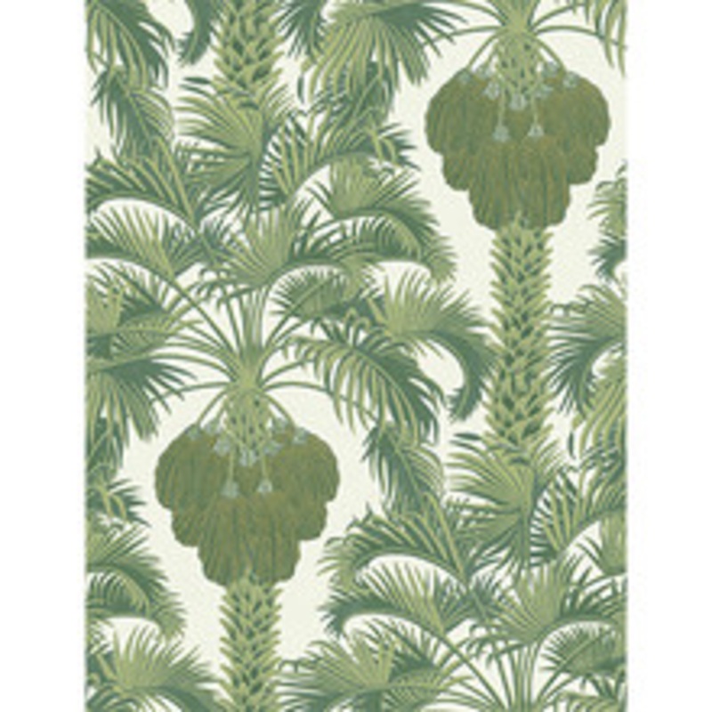Cole & Son Wallcovering Hollywood Palm Leaf Green