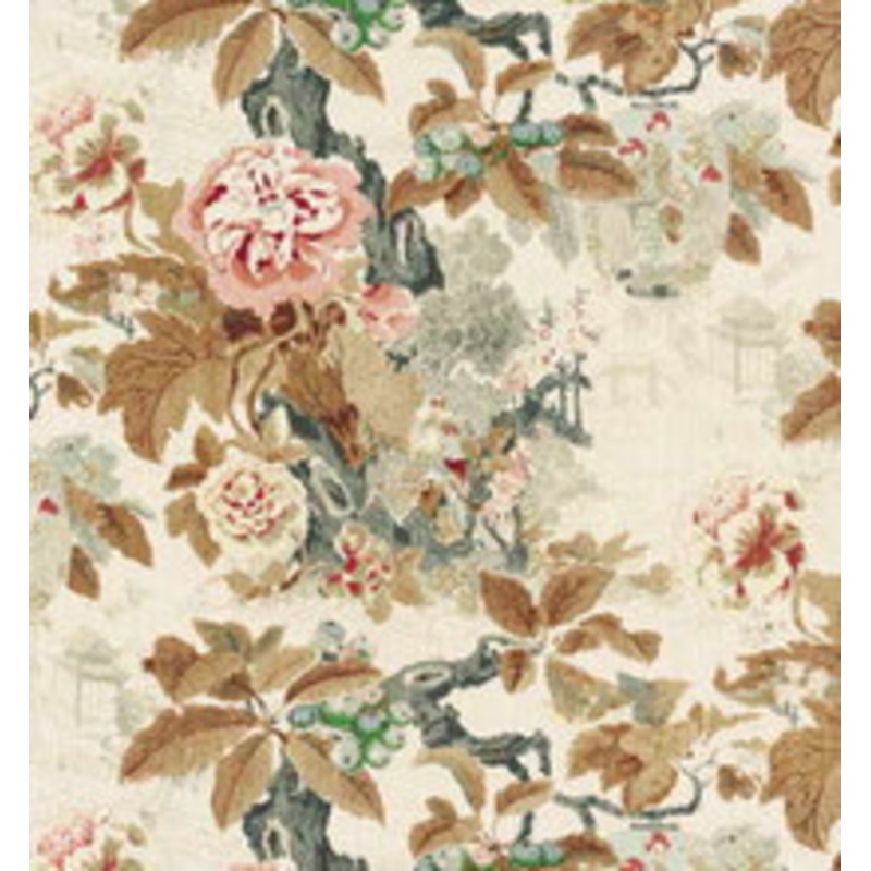 Lee Jofa Fabric Chinese Lantern Browns