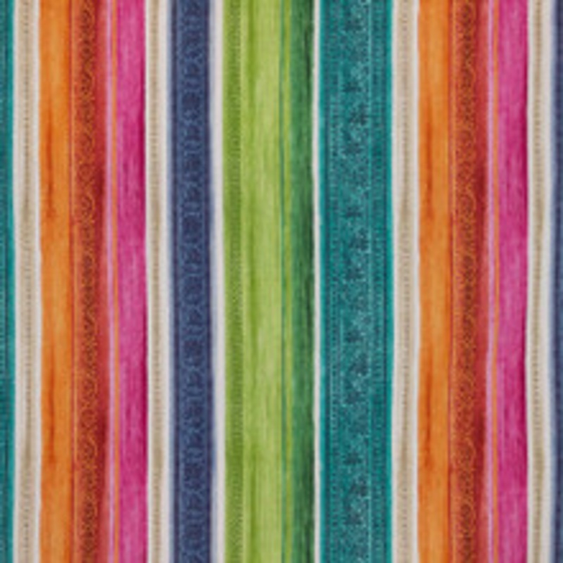 RM CoCo Fabric Florentina Stripe Fruit Salad