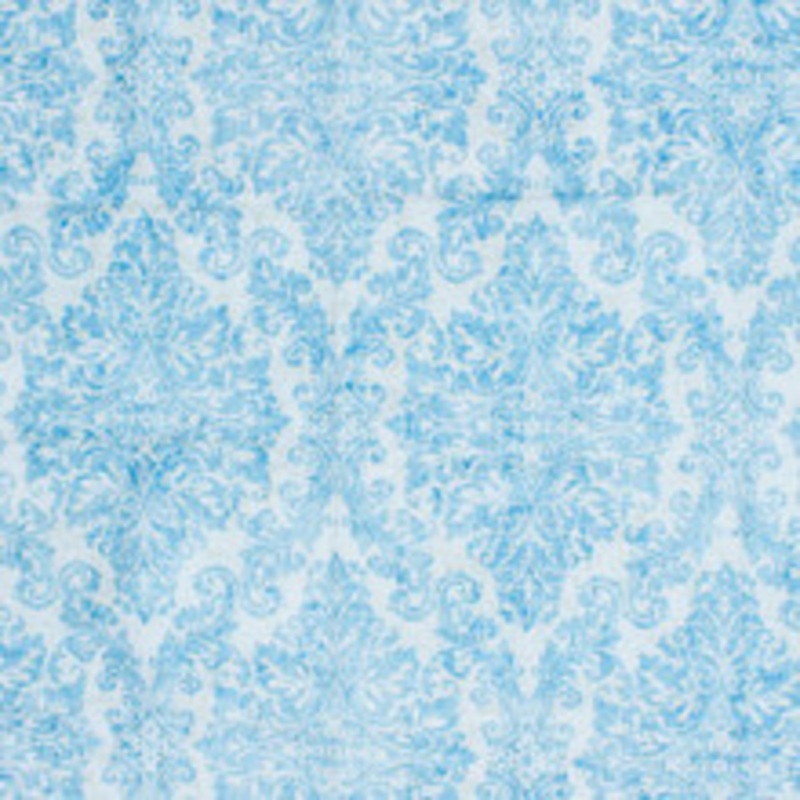 RM CoCo Fabric Leblanc Damask Azure