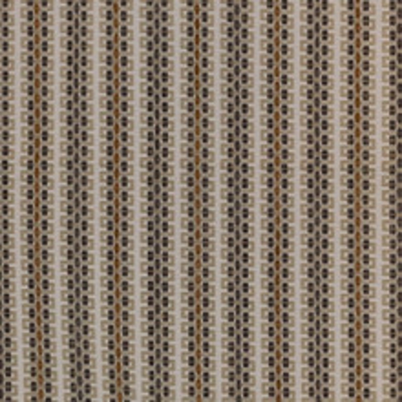 RM CoCo Fabric Passementerie Stripe Cognac