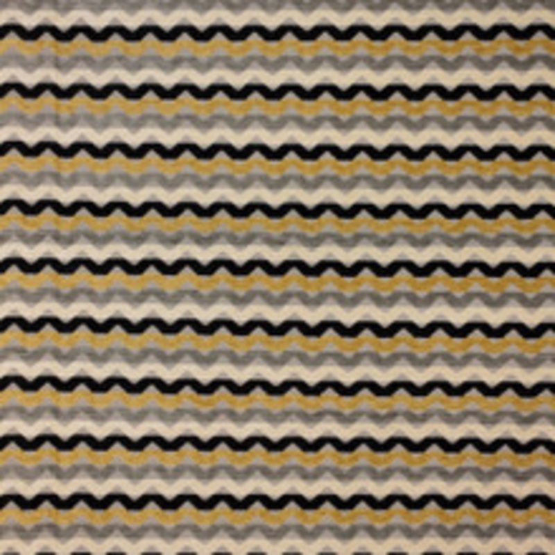 RM CoCo Fabric Ric Rac Golden Pewter