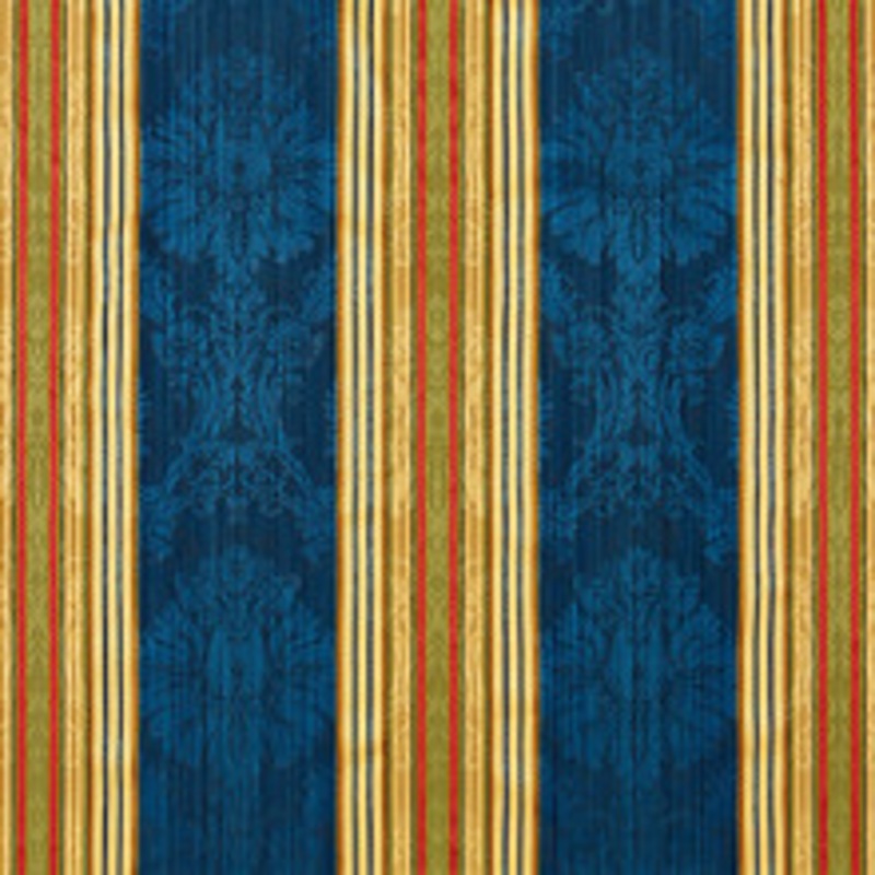 Scalamandre
 Fabric Santa Margarita/Multi On Cobalt Sc 000426166