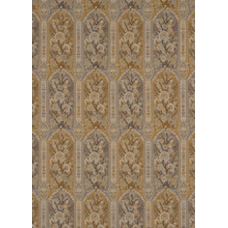 G P & J Baker Fabric Winton Grey/Mustard