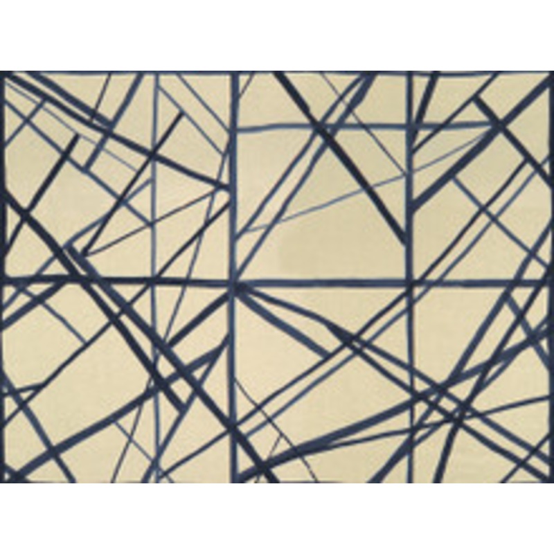 Lee Jofa Modern Fabric Channels Periwinkle/Oat