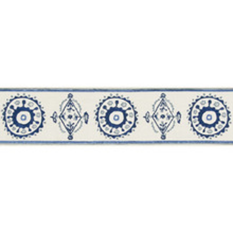 Lee Jofa Trim Belles Tape Blue/Navy