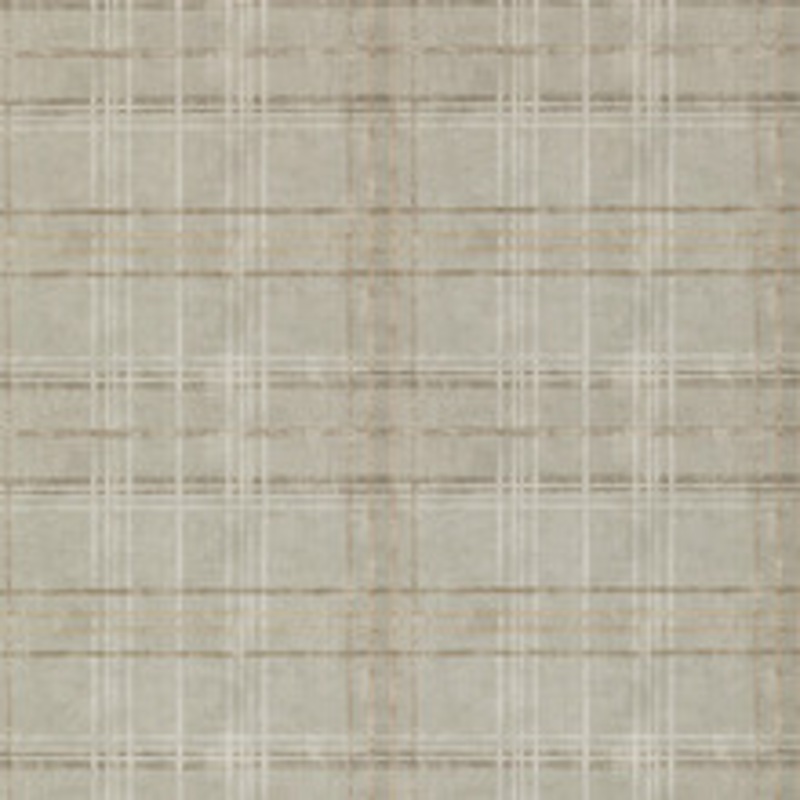Mulberry Wallcovering Shetland Plaid Woodsmoke