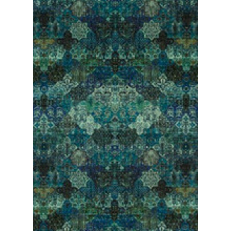 G P & J Baker Fabric Sampul Peacock