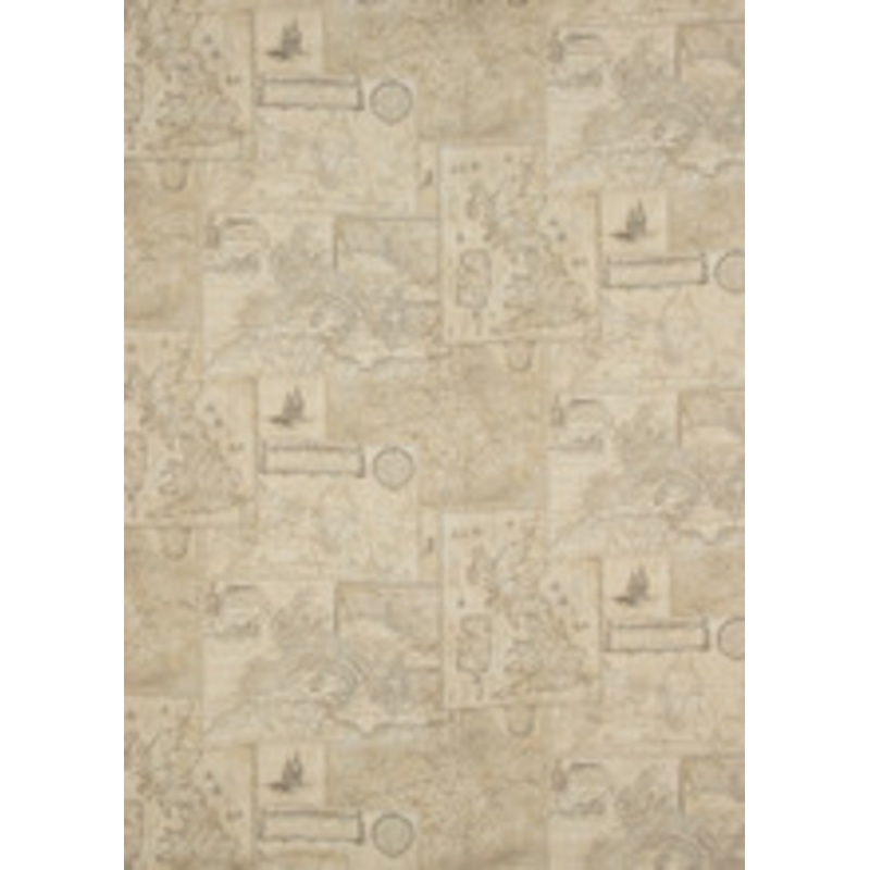 Mulberry Fabric Bohemian Travels Linen Sand