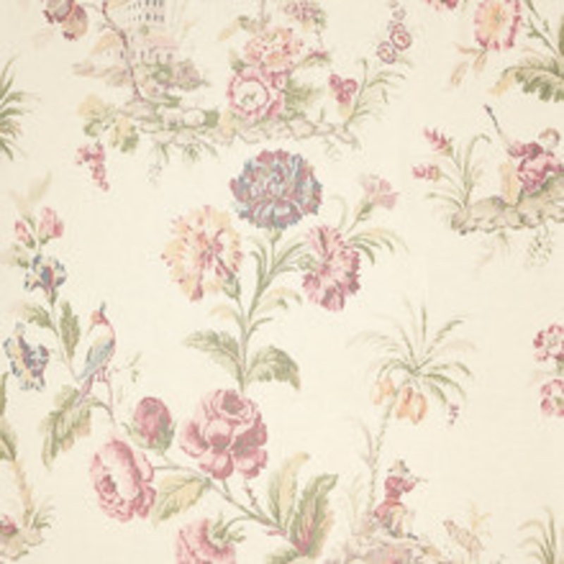 Scalamandre
 Fabric Somerset Silk Warp Print/Bloom Sc 000116585