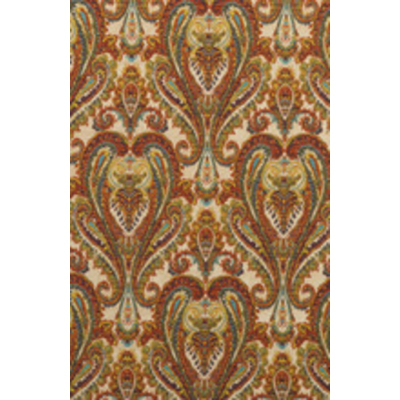 Mulberry Fabric Bohemian Paisley Multi