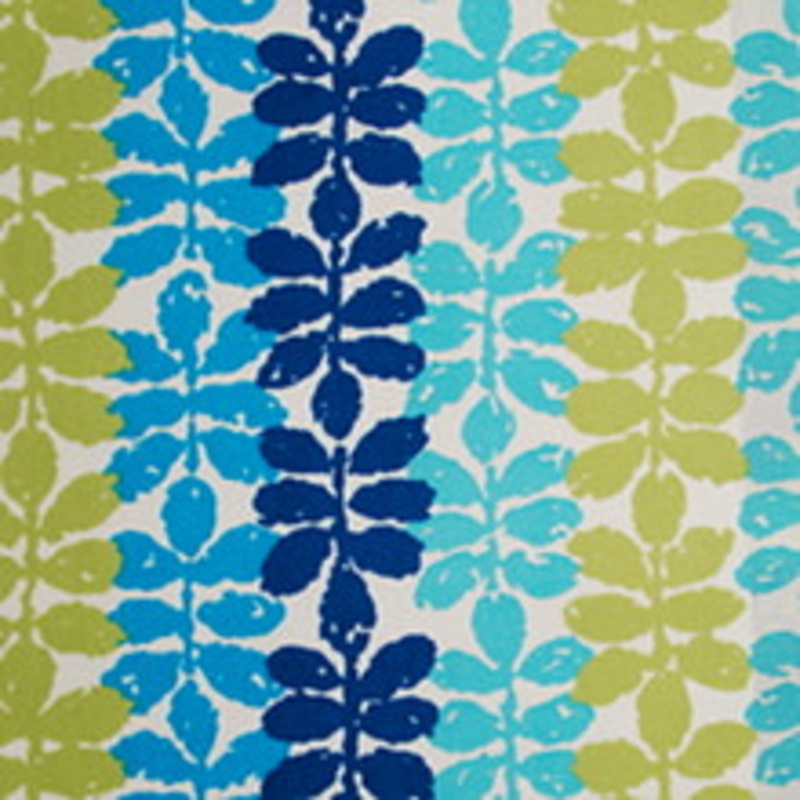 Duralee Fabric 72036 Turqoiuse Leaf Indoor/Outdoor 8 Yards