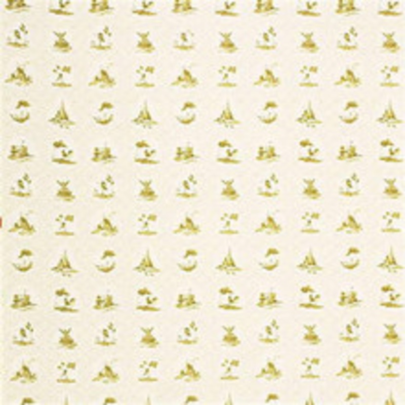 Fired Earth Fabric FE9117.1 Delftware Toile Olive