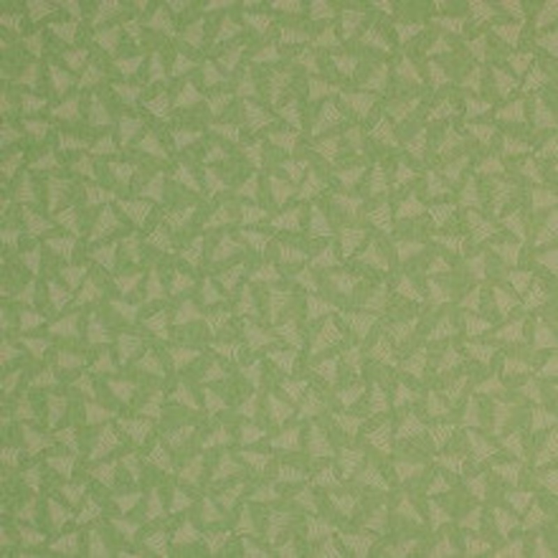 Naugahyde Fabric Bugles Leaf Green