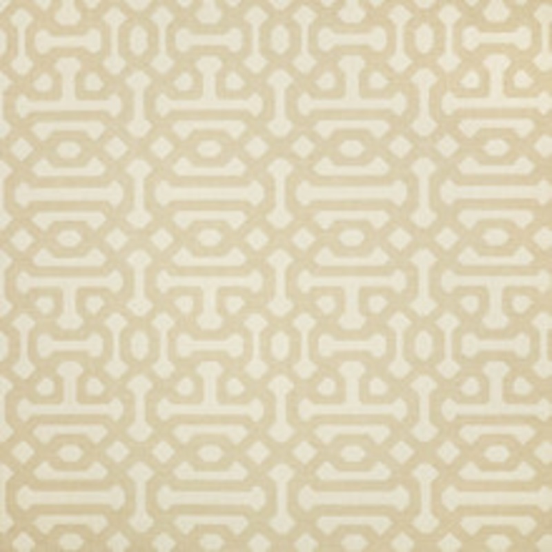 Sunbrella Fabric 45991-0001 Fretwork Flax
