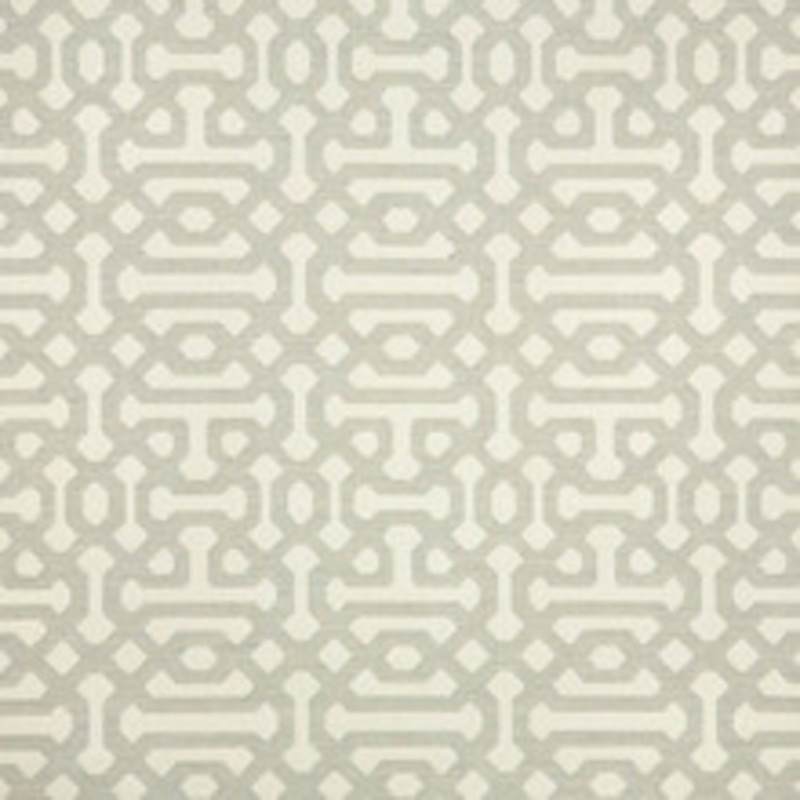 Sunbrella Fabric 45991-0002 Fretwork Pewter