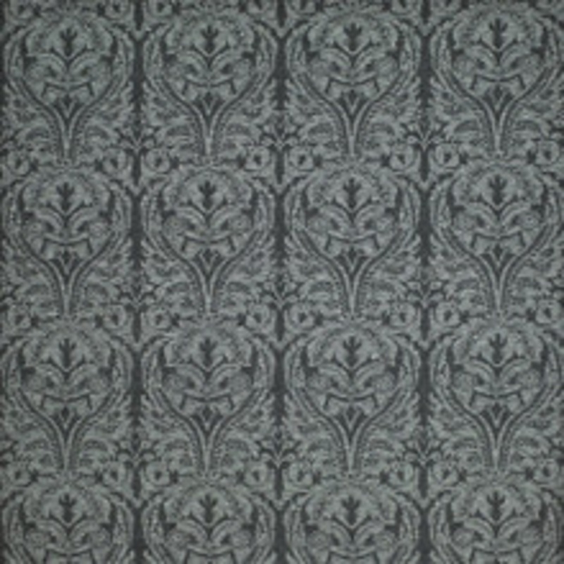 Ralph Lauren Fabric Standish Damask Steel 2 1/8 Yards