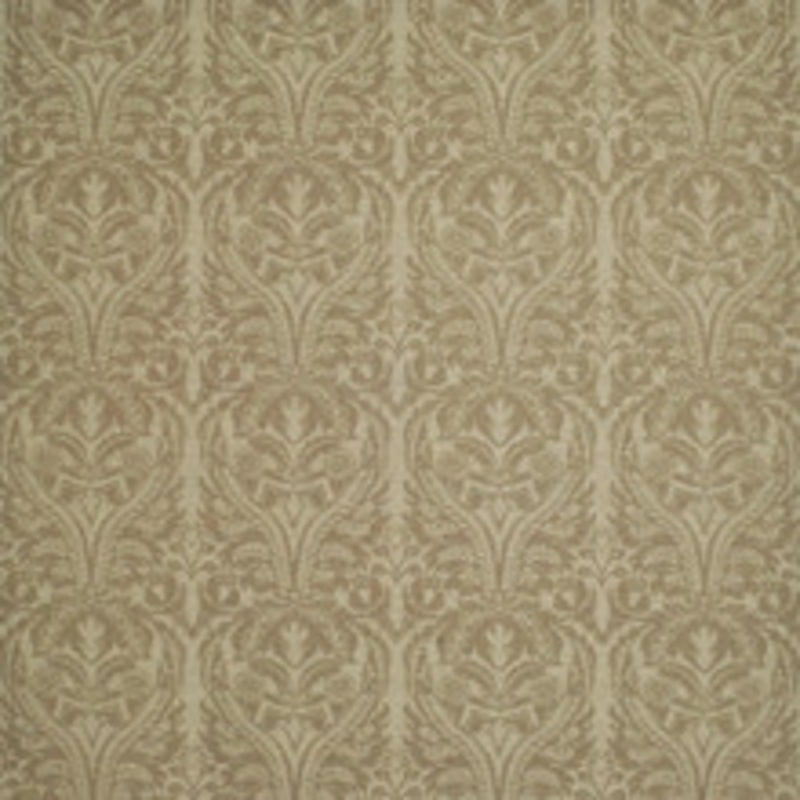 Ralph Lauren Fabric Standish Damask Tea 2 3/8 Yards