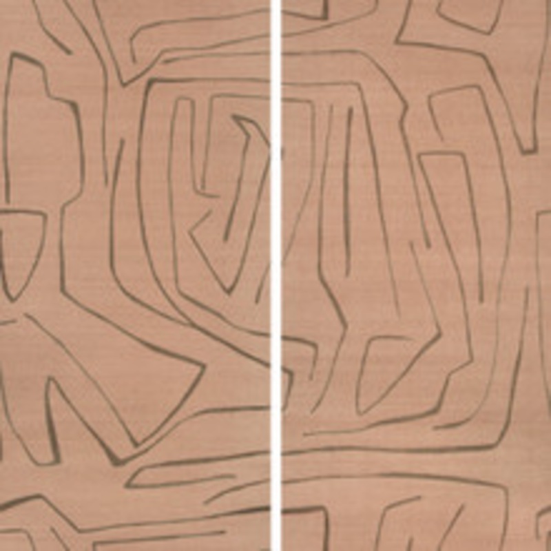 Groundworks Wallcovering Graffito Ii Rosa