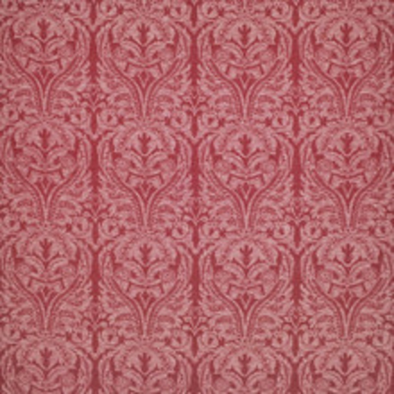 Ralph Lauren Fabric Standish Damask Rouge 2 1/8 Yards