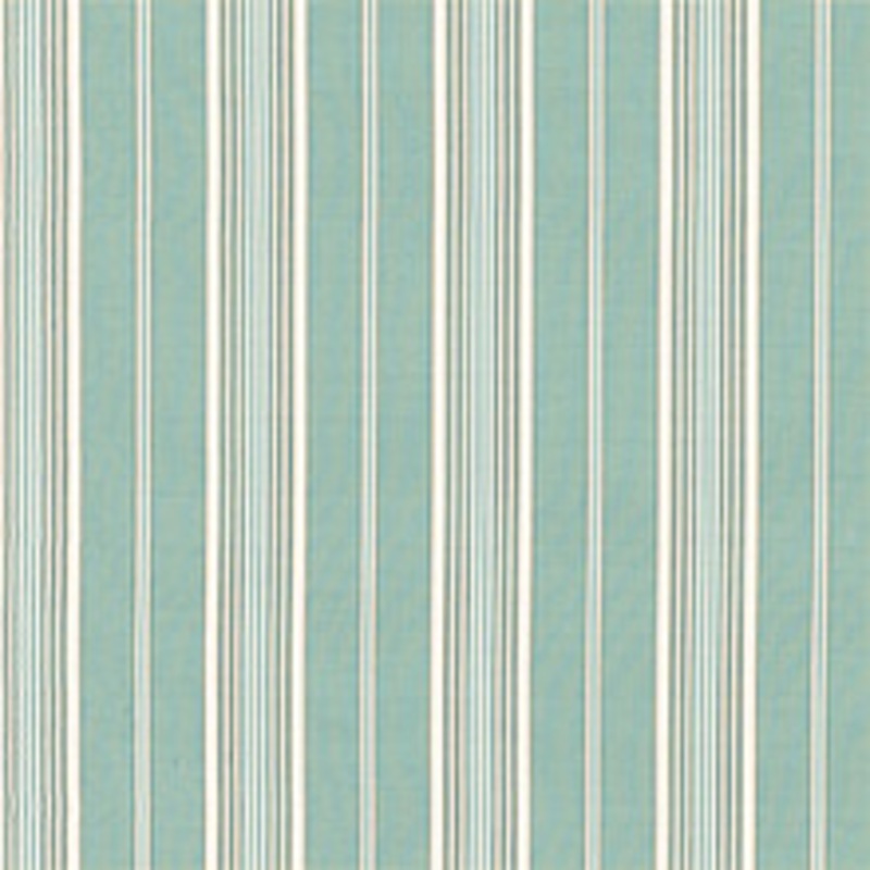 Thibaux Fabric Lindon Hill Stripe Aqua W8437 – 5 3/8 Yards