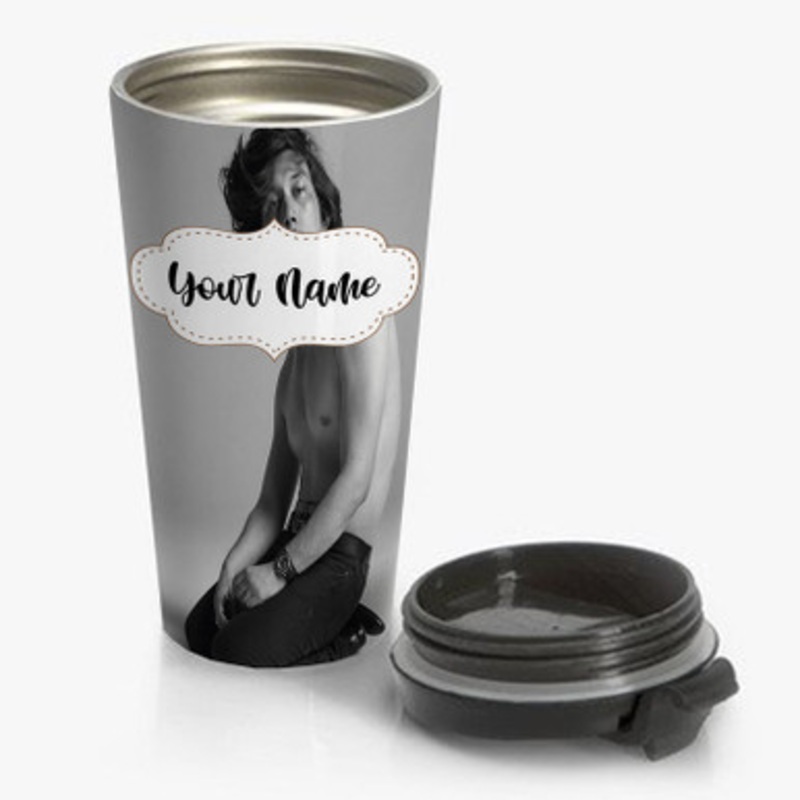 Pastele Adam Driver Custom Personalized Name Stainless Steel Travel Mug