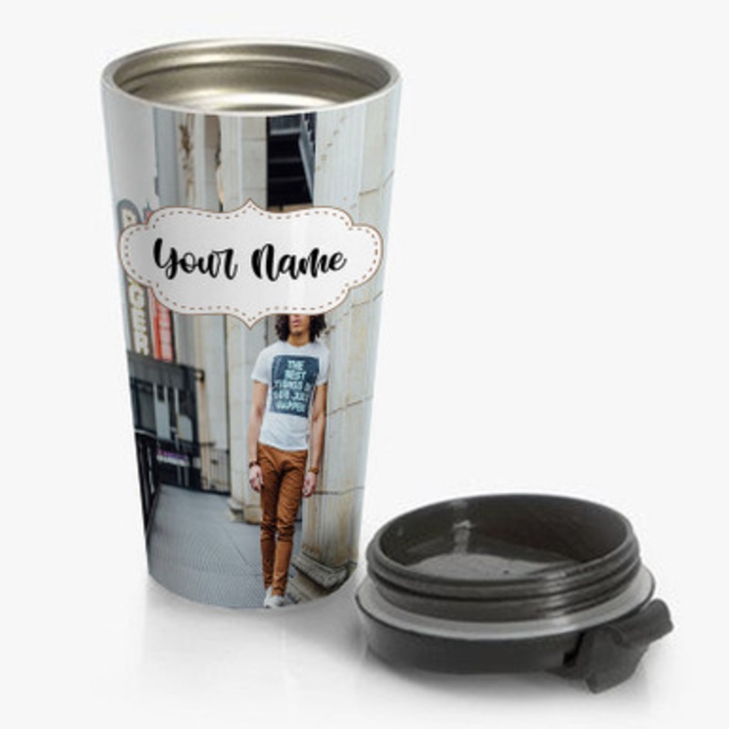 Pastele Anthony Ramos Custom Personalized Name Stainless Steel Travel Mug