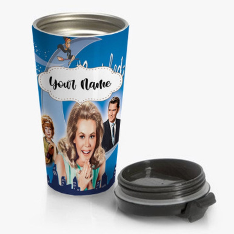 Pastele Bewitched Custom Personalized Name Stainless Steel Travel Mug