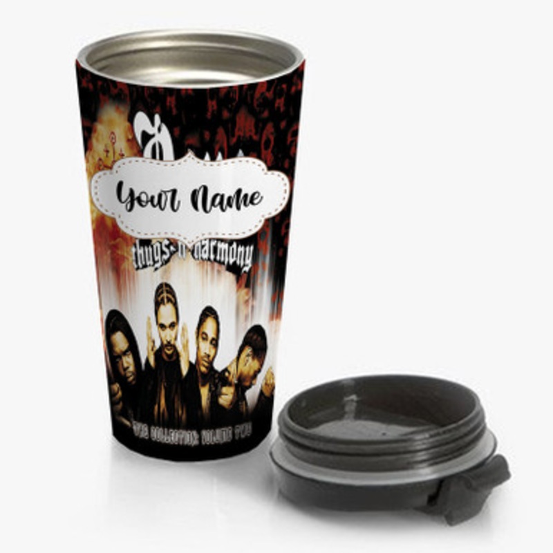 Pastele Bone Thugs N Harmony Custom Personalized Name Stainless Steel Travel Mug