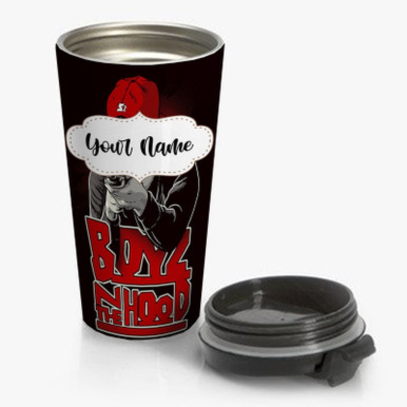 Pastele Boyz N The Hood Custom Personalized Name Stainless Steel Travel Mug