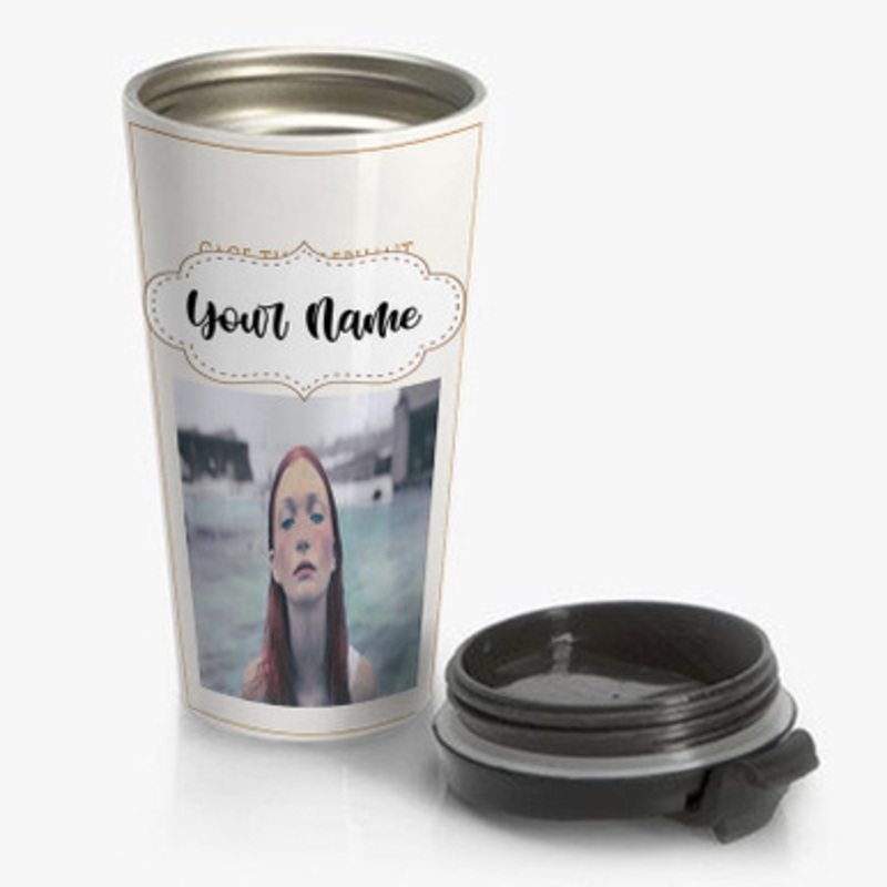 Pastele Cage the Elephant Tell Me I m Pretty Custom Personalized Name Stainless Steel Travel Mug