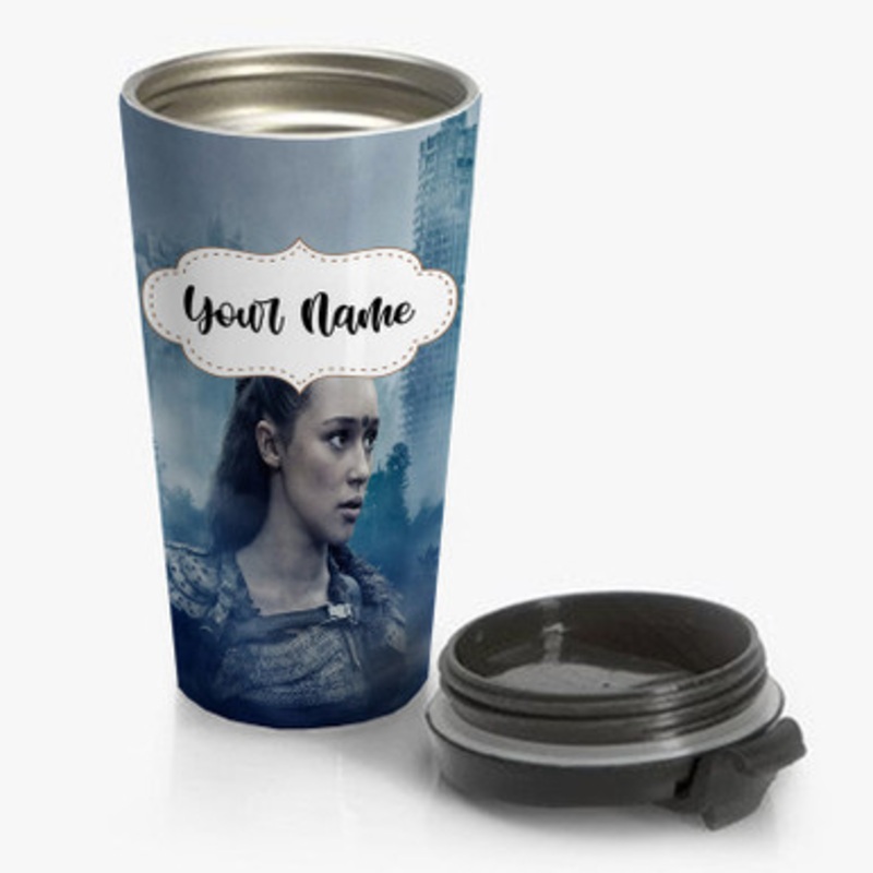 Pastele Commander Lexa The 100 Custom Personalized Name Stainless Steel Travel Mug