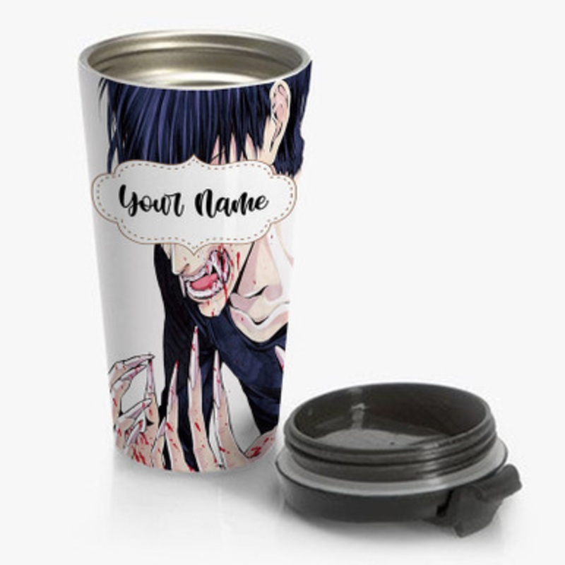 Pastele Devil s Line Custom Personalized Name Stainless Steel Travel Mug