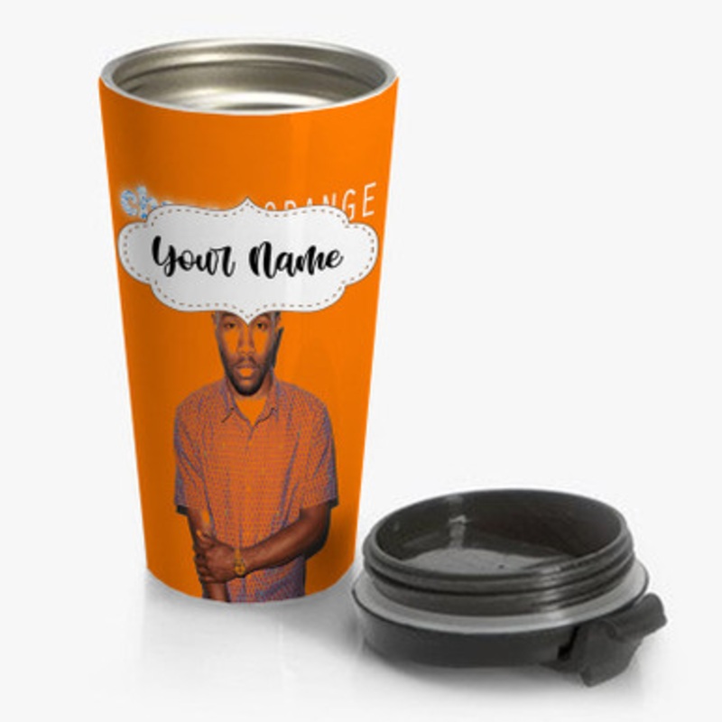 Pastele Frank Ocean Channel Orange Custom Personalized Name Stainless Steel Travel Mug