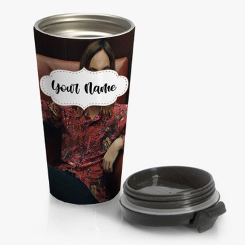 Pastele Kevin Parker Tame Impala Custom Personalized Name Stainless Steel Travel Mug