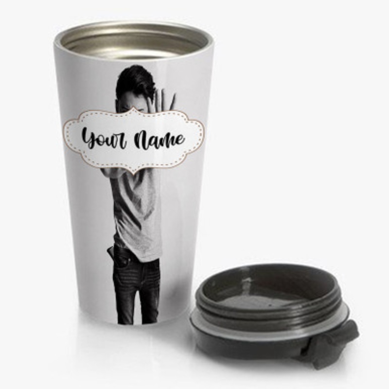 Pastele Noah Schnapp Stranger Things Custom Personalized Name Stainless Steel Travel Mug